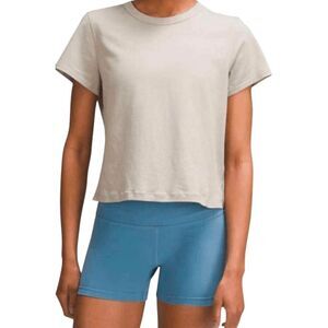 LULULEMON ATHLETICA Classic-Fit Cotton-Blend T-Shirt Size 8